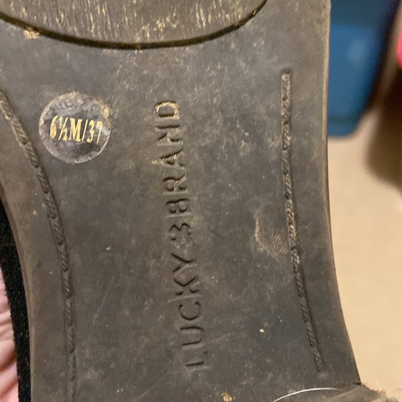 Lucky Brand Black Suede Booties - Picture 6 of 6